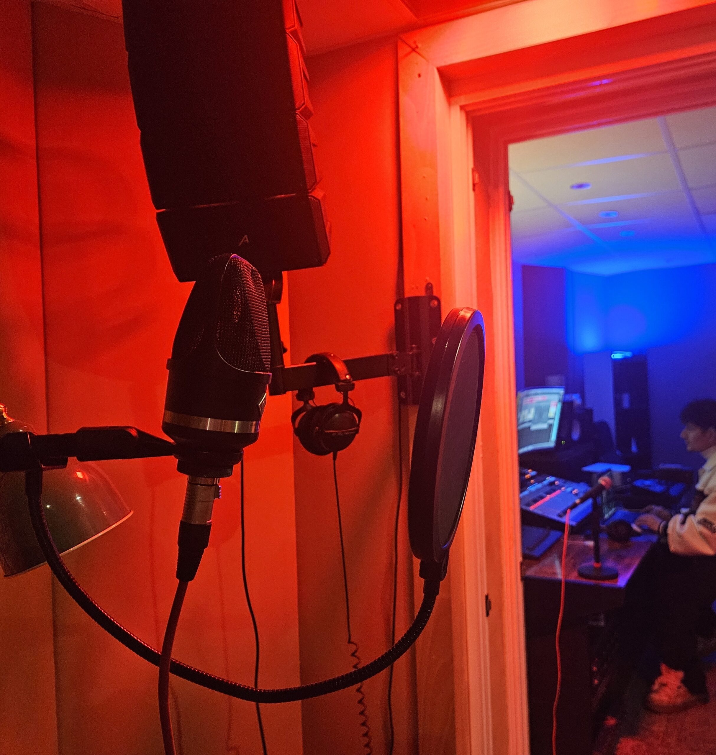 Vista panorámica de la sala de control